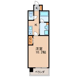 ヒルズ新栄２号館の物件間取画像